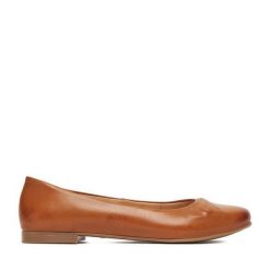 Baleriny Lasocki. Brązowe baleriny damskie Lasocki, bez wzorów, bez obcasa. Za 149.99 zł.