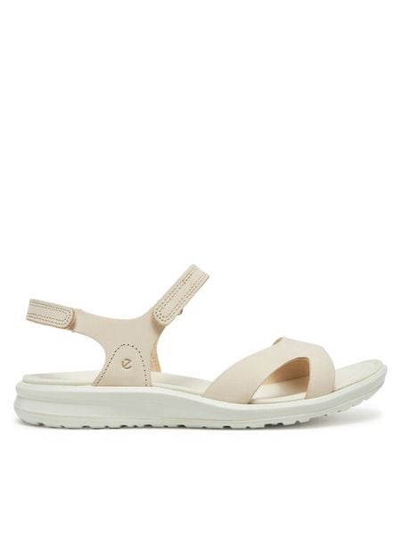 ECCO Sandały Cruise II 82188302378 Beżowy. Brązowe sandały damskie ecco, bez wzorów, ze skóry, bez obcasa, na płaskiej podeszwie, bez zapięcia. Za 399.99 zł.