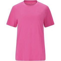 Damski jersey Endurance Nan. Czerwone koszulki sportowe damskie Endurance, bez wzorów, z jersey, bez kołnierzyka, bez ramiączek, do biegania. Za 167.00 zł.