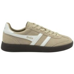 Damskie zamszowe trampki na sznurówki Gola Viper. Białe trampki i tenisówki damskie Gola, bez wzorów, z zamszu, vintage, bez zapięcia. Za 426.00 zł.