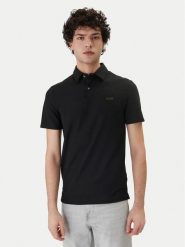 Guess Polo M6RP02 KD202 Czarny Slim Fit. Czarne koszulki polo męskie Guess, m, z aplikacjami, z syntetyku, bez ramiączek. Za 299.99 zł.