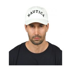 Czapka z daszkiem Nautica Caribbean Strapback. Brązowe czapki i kapelusze męskie Nautica, bez wzorów, sportowe. Za 119.00 zł.