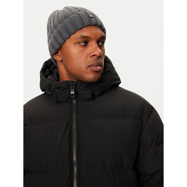 Czapka Tommy Hilfiger. Szare czapki i kapelusze męskie Tommy Hilfiger, na zimę, bez wzorów. Za 379.99 zł.