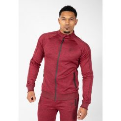 Bluza fitness męska Gorilla Wear Wenden Track Jacket. Brązowe bluzy męskie GORILLA WEAR, m, bez wzorów, bez kaptura. Za 266.00 zł.