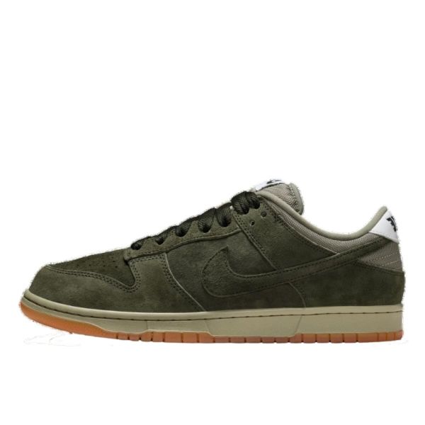 Nike SB Dunk Low Pro B Sequoia. Zielone mokasyny męskie Nike, z materiału, klasyczne. Za 1,087.88 zł.