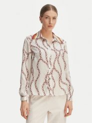 Rinascimento Koszula CFC0128009003 Écru Regular Fit. Bluzki damskie Rinascimento, s, bez wzorów, z syntetyku, bez kołnierzyka, bez ramiączek. Za 549.99 zł.