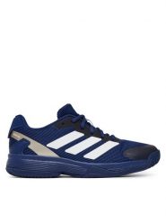 Adidas Buty do tenisa Ubersonic JR4510 Granatowy. Niebieskie buty sportowe chłopięce Adidas, bez wzorów, z materiału, bez zapięcia, tenisowe. Za 259.99 zł.