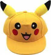 Czapka z daszkiem pikachu kreskówka przeciwsłoneczna żółta dla dzieci. Żółte czapki dla dzieci Pan i Pani Gadżet, bez wzorów. Za 22.50 zł.