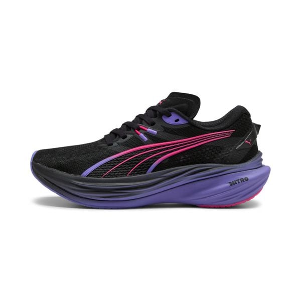 Damskie buty do biegania Puma Deviate Nitro 3 Digitokio. Czarne obuwie sportowe damskie Puma, bez wzorów, do biegania. W wyprzedaży za 651.50 zł.