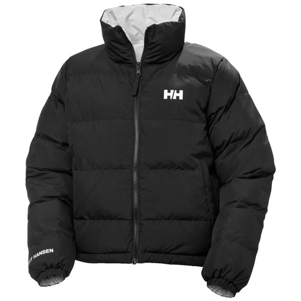 Damska kurtka puchowa Helly Hansen YU 23. Czarne kurtki damskie Helly Hansen, xl, bez wzorów, z materiału, bez kaptura. Za 739.50 zł.