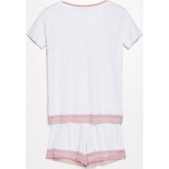 Piżama z szortami - Jasny szar. Szare piżamy damskie Reserved. Za 79.99 zł.
