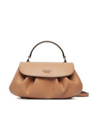 Guess Torebka Amorette HWBG78 98190 Beżowy ciemny. Brązowe torebki do ręki damskie Guess, z aplikacjami, ze skóry, bez dodatków. Za 544.99 zł.