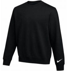 Męska bluza Nike Park 26 Fleece Crew, czarna, regular fit. Czarne bluzy męskie Nike, m, bez wzorów, z bawełny, bez kaptura. Za 167.99 zł.