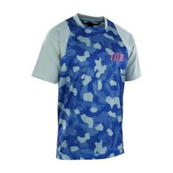 Koszulka rowerowa męska ION Scrub tidal green. Zielone koszulki sportowe męskie ION, m, bez wzorów, bez kołnierzyka, bez ramiączek, rowerowe. Za 179.99 zł.