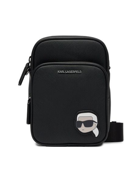KARL LAGERFELD Saszetka 240M3123 Czarny. Czarne saszetki męskie KARL LAGERFELD, ze skóry. Za 619.99 zł.