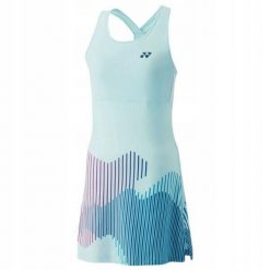 Sukienka tenisowa Yonex US + spodenki. Niebieskie szorty sportowe damskie YONEX, s, bez wzorów, z materiału, marine, na fitness i siłownię. Za 335.99 zł.