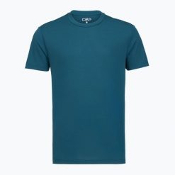 Koszulka trekkingowa męska CMP 39T7117. Zielone koszulki sportowe męskie CMP, m, bez wzorów, bez kołnierzyka, bez ramiączek, trekkingowe. Za 52.99 zł.