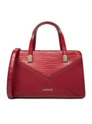 Lasocki Torebka CEO-LSK-M-001-09 Czerwony. Czerwone torebki do ręki damskie Lasocki, bez wzorów, z materiału, bez dodatków. Za 169.99 zł.