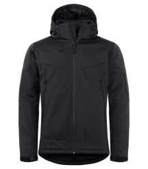Clique Grayland Kurtka softshell pikowana męska, wodoodporna – Black. Czarne kurtki męskie CLIQUE, m, bez wzorów, z polaru. Za 501.65 zł.