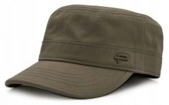 Męska Czapka, Wiosenno-Letnia - Patrolówka - Pako Jeans - Oliwka. Zielone czapki i kapelusze męskie Pako Jeans, na lato, bez wzorów, z bawełny. Za 75.00 zł.