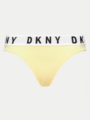 DKNY Stringi DK4529 Żółty. Żółte stringi damskie DKNY, m, bez wzorów, z bawełny. Za 119.99 zł.