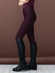 Legginsy z pełnym lejem silikonowym Sportiva. Czerwone legginsy damskie JD ATTACK, s, bez wzorów, z elastanu. Za 369.99 zł.