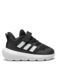 Adidas Sneakersy FortaRun 3.0 EL I IH2860 Czarny. Czarne buty sportowe dziewczęce Adidas, bez wzorów, z materiału, bez zapięcia. Za 129.99 zł.
