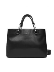 Emporio Armani Torebka EW000361 AF18673 UC001 Czarny. Czarne torebki do ręki damskie Emporio Armani, bez wzorów, ze skóry, bez dodatków. Za 1,759.00 zł.