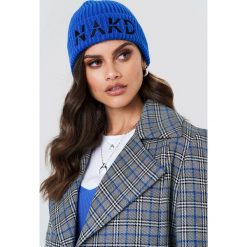 NA-KD Accessories Czapka NA-KD - Blue. Niebieskie czapki i kapelusze damskie NA-KD Accessories, z dzianiny. W wyprzedaży za 34.27 zł.