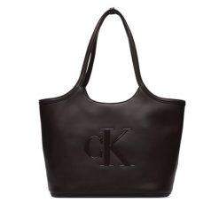 Torebka Calvin Klein. Czerwone torebki shopper damskie Calvin Klein, bez wzorów, bez dodatków. Za 529.99 zł.