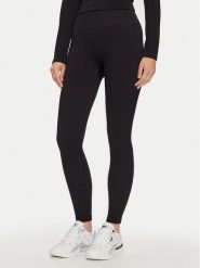 Guess Legginsy V4YB00 Z3F90 Czarny Slim Fit. Czarne legginsy damskie Guess, l, z aplikacjami, z syntetyku. Za 149.99 zł.
