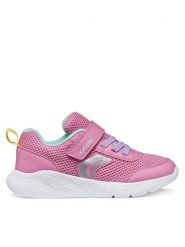 Geox Sneakersy J Sprintye Girl J36FWB 01454 CE83B S Różowy. Czerwone buty sportowe dziewczęce Geox, bez wzorów, z materiału, bez zapięcia. Za 209.99 zł.
