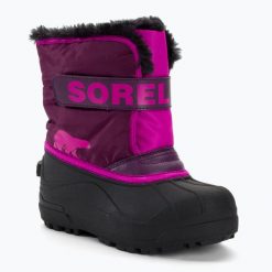 Śniegowce juniorskie Sorel Snow Commander. Fioletowe śniegowce i trapery damskie Sorel. Za 199.99 zł.