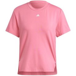 Koszulka damska adidas Versatile Tee - elastyczny materiał, Aeroready. Czerwone t-shirty damskie Adidas, l, bez wzorów, z elastanu, klasyczne, bez kołnierzyka. Za 128.99 zł.