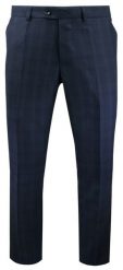 Eleganckie Spodnie Garniturowe (w Kant) - Casino - Granat, Kratka. Eleganckie spodnie męskie Casino, bez wzorów, z poliesteru. Za 219.00 zł.