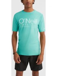 Koszulka męska O'Neill Cali S/Slv Skins z krótkim rękawem. Niebieskie koszulki sportowe męskie O'Neill, l, bez wzorów, z lycry, bez kołnierzyka, bez ramiączek, żeglarskie. Za 159.00 zł.