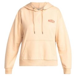 Bluza turystyczna damska Roxy Afternoon Hike. Brązowe bluzy damskie Roxy, s, bez wzorów, z bawełny, z kapturem. Za 283.80 zł.