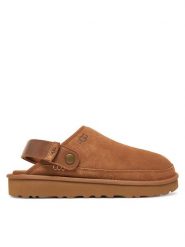Ugg Klapki M Goldencoast Clog II 1166915 Brązowy. Brązowe klapki męskie UGG, ze skóry. Za 599.99 zł.