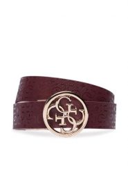 Guess Pasek BW9319 P6135 Różowy. Czerwone paski damskie Guess, z aplikacjami, ze skóry. Za 234.99 zł.