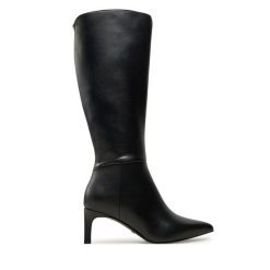 Kozaki Guess. Czarne kozaki damskie Guess, bez obcasa, na szpilce. Za 889.99 zł.