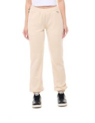 Spodnie dresowe z ściągacze na co dzień na siłownię. Brązowe spodnie dresowe damskie LEONE 1947 APPAREL, s, bez wzorów, z dresówki. Za 126.26 zł.