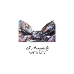 MUCHA Witkacy #4. Szare krawaty i muchy B.muszyński, w paski, z jedwabiu. Za 100.00 zł.