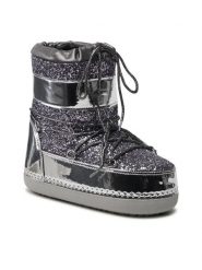 DeeZee Śniegowce NS6596-01 Srebrny. Szare śniegowce i trapery damskie DeeZee, z materiału. Za 219.99 zł.