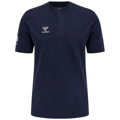 Polo Hummel Move Grid. Niebieskie koszulki polo męskie Hummel, m, bez wzorów, bez ramiączek. Za 161.00 zł.