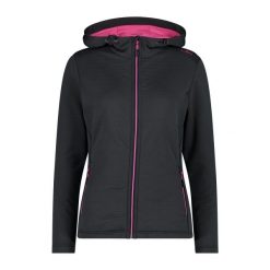 Bluza damska turystyczna CMP 31E1836. Niebieskie bluzy sportowe damskie CMP, l, bez wzorów, bez kaptura, trekkingowe. Za 382.50 zł.