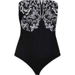 Bluzka z długim rękawem z czystej bawełny organicznej. Niebieskie kostiumy jednoczęściowe damskie bonprix, bez wzorów, z bawełny, bez ramiączek. Za 39.99 zł.