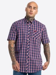 Koszula krótki rękaw LONSDALE BRIXWORTH. Białe koszule męskie Lonsdale, l, bez wzorów, z bawełny, eleganckie, bez kołnierzyka, bez ramiączek. Za 248.00 zł.
