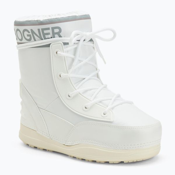 Śniegowce damskie BOGNER La Plagne 14. Białe śniegowce i trapery damskie Bogner, z gumy, przed kolano. Za 1,029.00 zł.