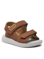 Geox Sandały B Sandal Lightfloppy B455SB 00032 C6777 Brązowy. Brązowe sandały chłopięce Geox, z nubiku, bez zapięcia. Za 139.99 zł.