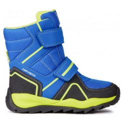 Geox Buty Zimowe Za Kostkę Chłopięce Orizont 30 Niebieski. Niebieskie buty zimowe chłopięce Geox, z gumy. Za 389.00 zł.